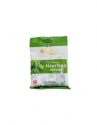 Farline sweetsin caramelos (hierbas suizas bolsa  40 g)