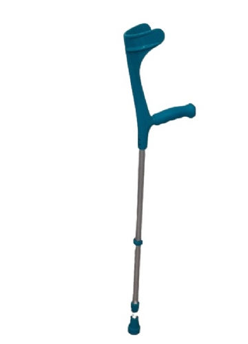 Bastón ergo blando turquesa aluminio Muleta antideslizante