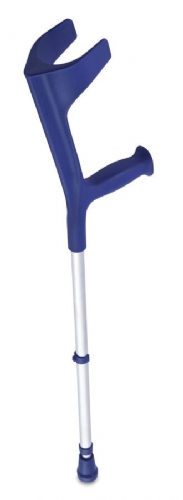 Bastón ergo blando azul aluminio Muleta antideslizante