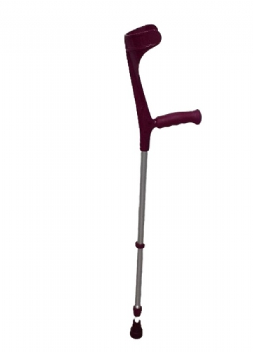 Bastón ergo blando granate aluminio Muleta antideslizante