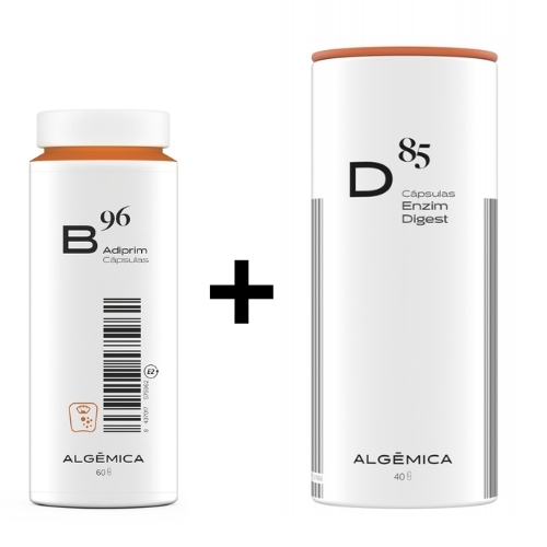 Algemica b96 adiprim 60 capsulas + REGALO Algemica d85 40 capsules enzim digest  +  MUESTRAS