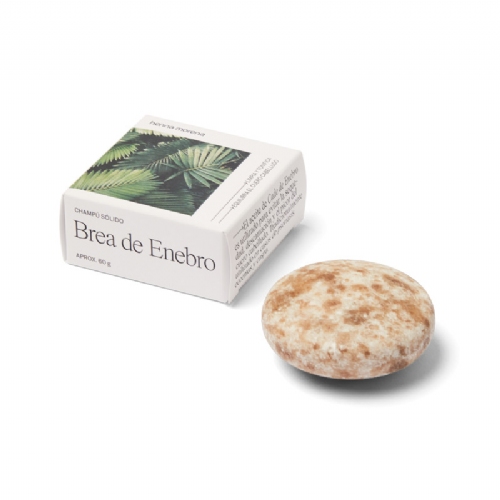 Champu solido henna morena brea de enebro