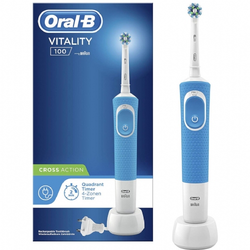 Cepillo dental electrico recargable oral-b vitality pro vapor blue box 1 unidad - oral-b vitality pr
