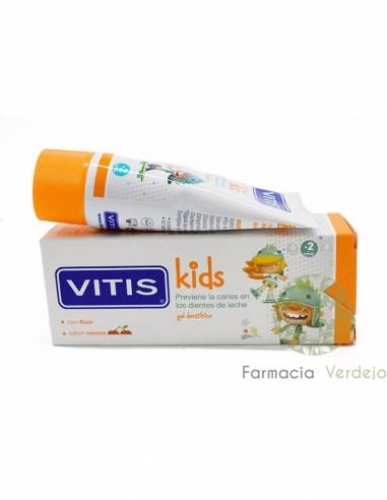 Vitis kids gel dentifrico (1 envase 50 ml)