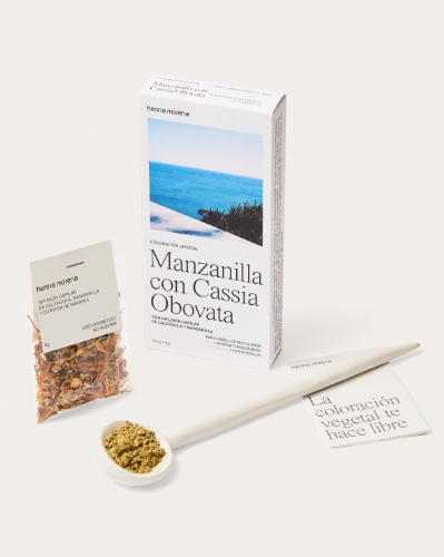 Henna morena manzanilla con cassia obovata