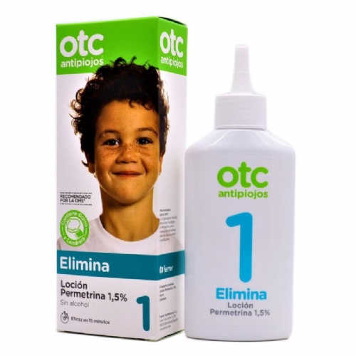 Otc antipiojos permetrina 1,5% locion - antipiojos (1 envase 200 ml)