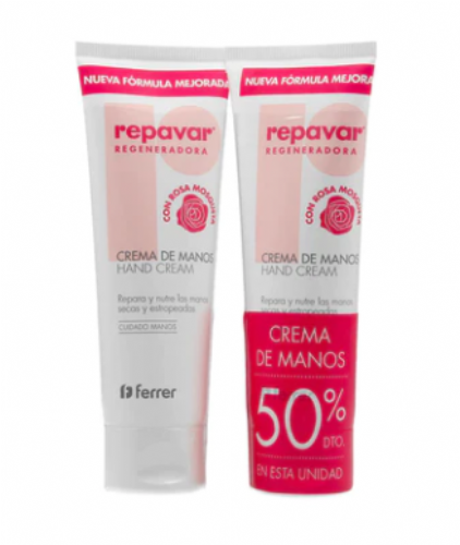 Repavar crema manos 50% dto 2a unidad