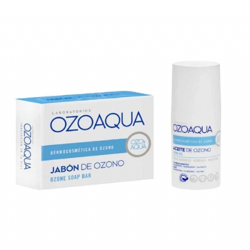 Ozoaqua pack higiene y cuidado (1 envase 15 ml aceite ozonizado + 1 envase 100 g jabon de aceite ozo