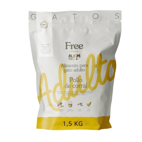 Dingonatura pienso free pollo gato adulto 1,5 kg