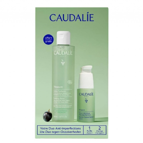 Caudalie cofre vinopure lotion + serum vinopure