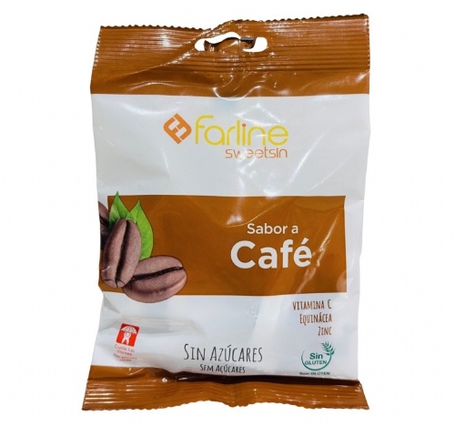 Farline sweetsin caramelos (1 bolsa 40 g sabor café)