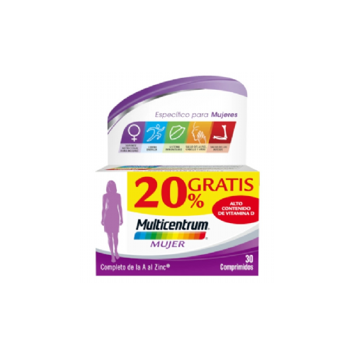 Multicentrum mujer (30 comprimidos 20% promocion)