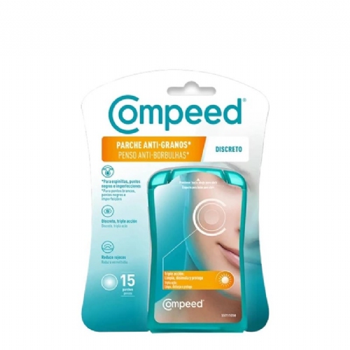 Compeed parche anti-granos discreto triple accion (15 unidades)