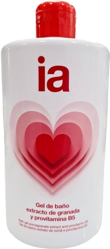 Interapothek gel de baño con extracto de granada y provitamina b5 (1 envase 750 ml)