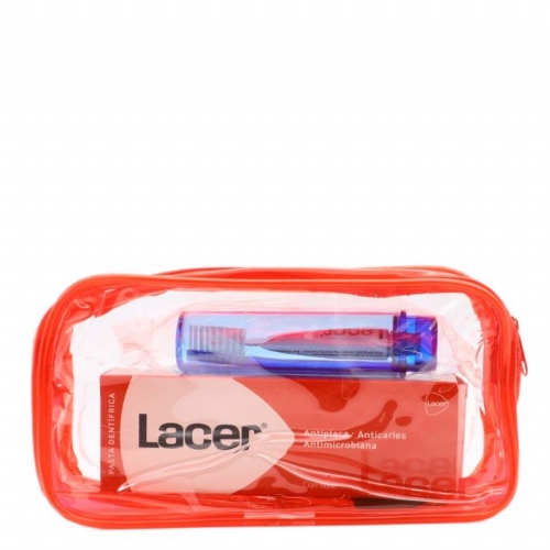 Lacer neceser + pasta 50 ml + cepillo viaje