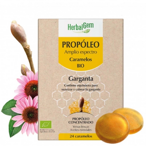 Pranarom herbalgem propoleo caramelo 24 caramelo