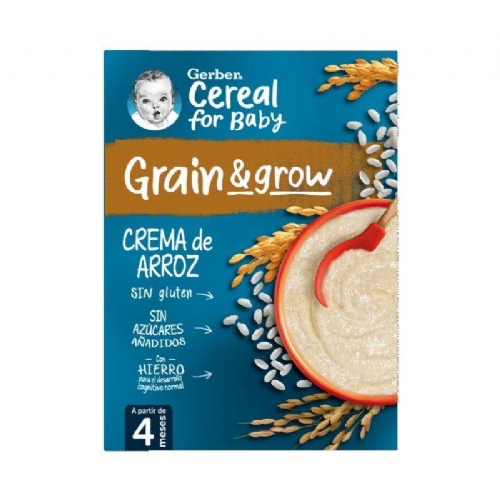 Gerber crema de arroz (1 estuche 250 g)