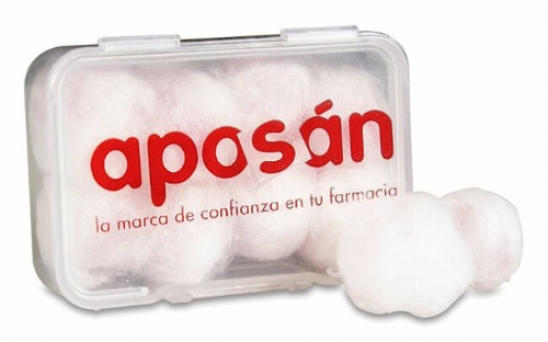 Aposan tapon cera c/algod 8u