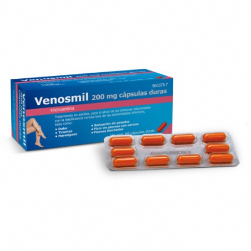VENOSMIL 200 mg CAPSULAS , 60 cápsulas