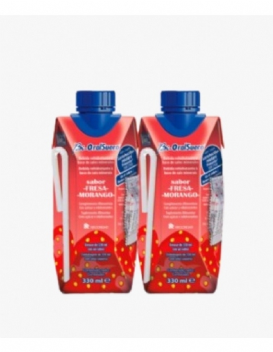 Bioralsuero  2 tetrabriks 330 ml sabor fresa
