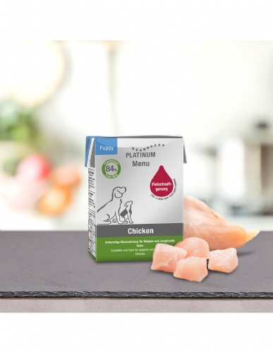 Dingonatura platinum menu chicken puppy