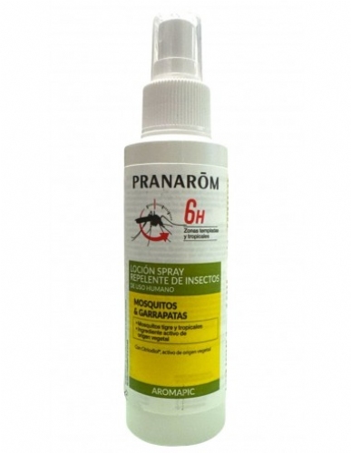Pranarom aromapic loción spray mosquitos 6h