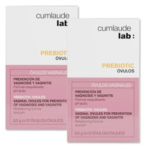 Cumlaude pack duplo prebiotic ovulos 2x10uds