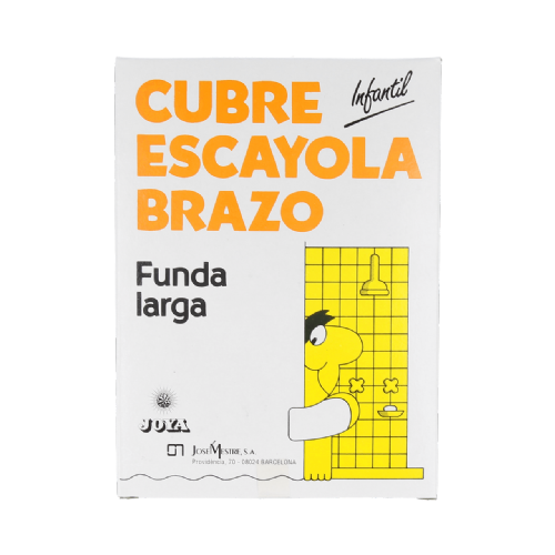 Cubre escayola joya cierre velcro 1 unidad infantil brazo largo - joya cierre velcro