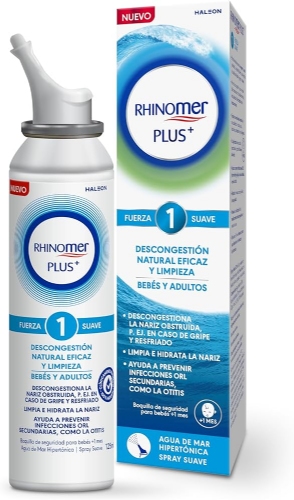 Rhinomer plus bebes y adultos fuerza 1 suave  1 spray 200 ml