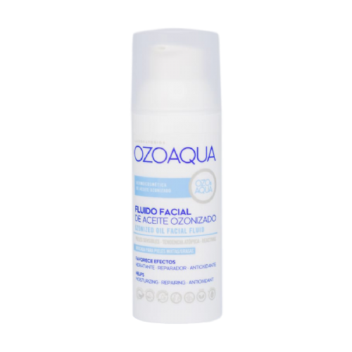 Ozoaqua fluido facial de aceite ozonizado  1 envase 50 ml