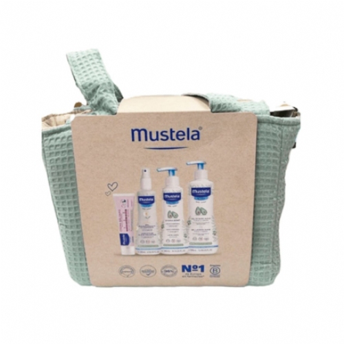 Mustela bolsa carrito menta