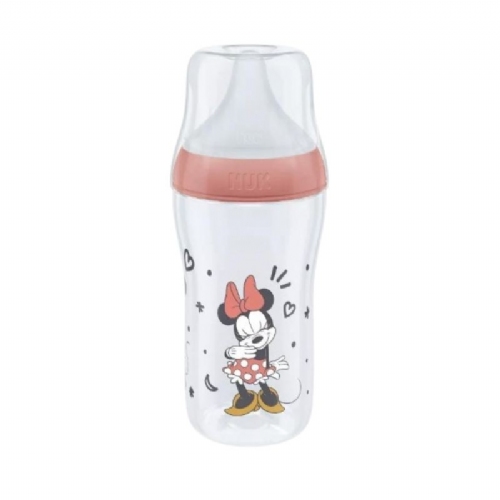 Biberon pp silicona nuk perfect match flujo m 1 unidad 260 ml mickey color rojo - nuk perfect match