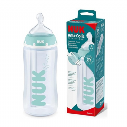 Biberon fc + pp silicona nuk anticolic 0 - 6 meses 1 unidad 300 ml - nuk anticolic