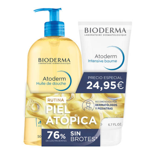 Bioderma pack atoderm intensive 200ml + aceite