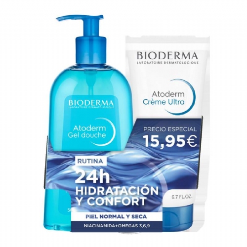 Bioderma pack atoderm crema 200ml + gel atoderm