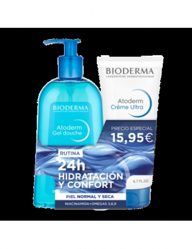 Bioderma pack atoderm crema 200ml + gel atoderm