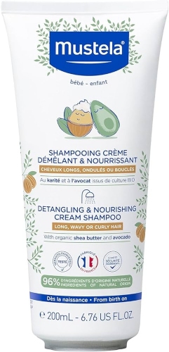 Mustela champu desenredante en crema 200ml