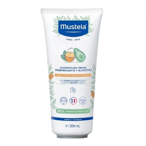 Mustela champu desenredante y nutritivo en crema  1 tubo 200 ml
