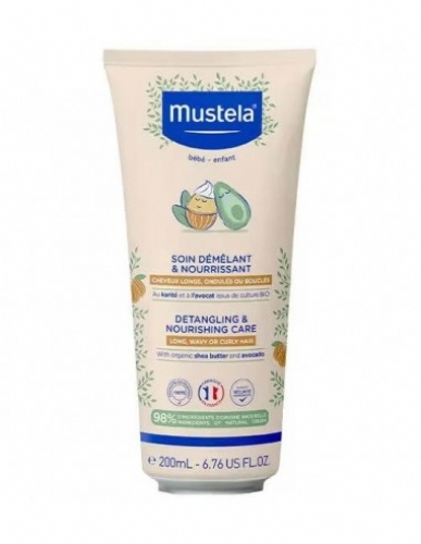 Mustela acondicionador 2 en 1 desenredante y nutritivo  1 envase 200 ml