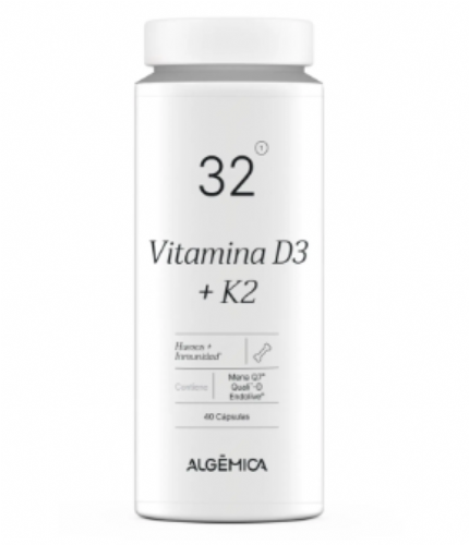 Algemica vitamina d3+k2 40cap + MUESTRAS REGALO