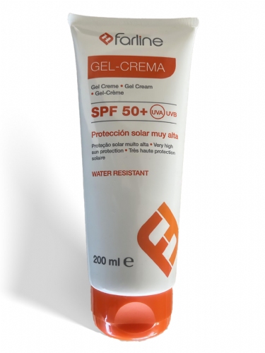 Farline gel crema solar spf 50+  1 envase 200 ml