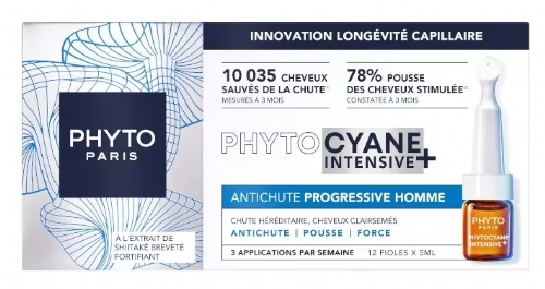 Phyto cyane intensive+ amp hombre