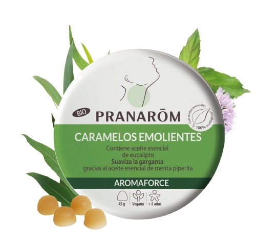 Pranarom aromaforce caramelos eucalipto ment 45g