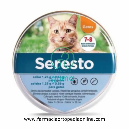 SERESTO 1,25 g + 0,56 g COLLAR PARA GATOS
