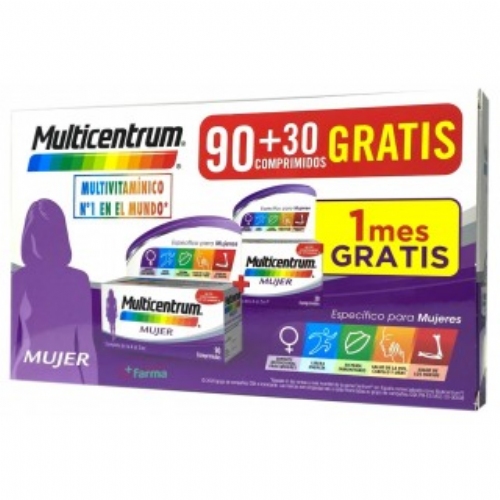 Multicentrum mujer (90 + 30 comprimidos pack promocional)