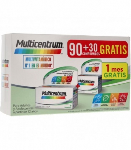 Multicentrum (90 + 30 comprimidos pack promocional)