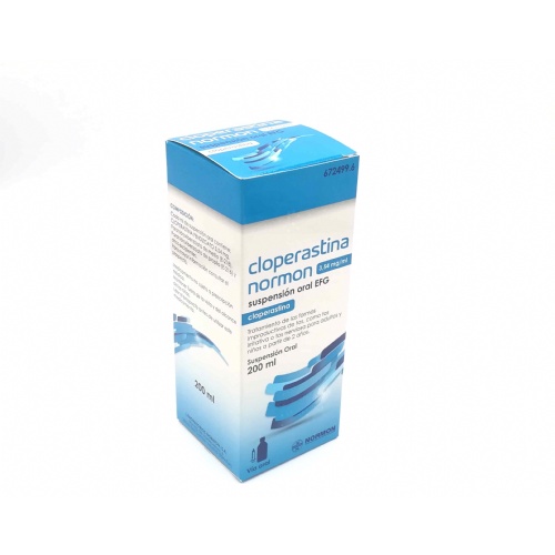 CLOPERASTINA NORMON 3,54 mg/ml SUSPENSION ORAL, 1 frasco de 120 ml