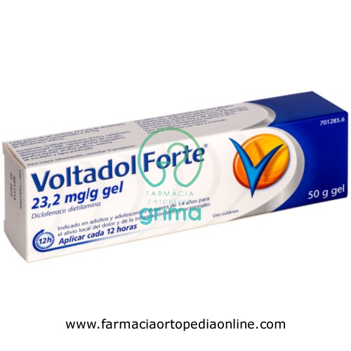 VOLTADOL FORTE 23,2 MG/G GEL,1 tubo de 100 g