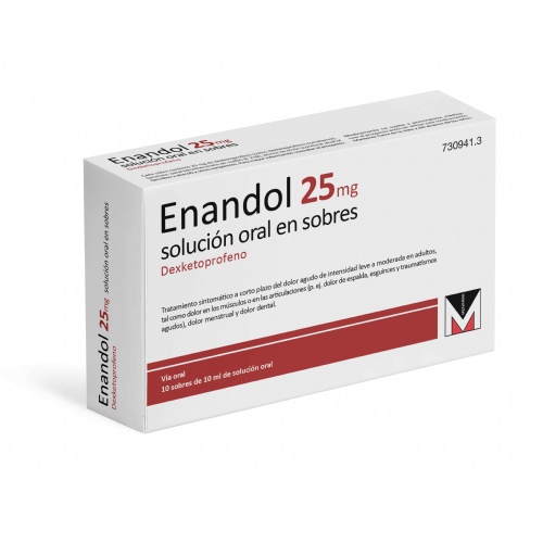 ENANDOL 25 MG SOLUCION ORAL EN SOBRES 10 sobres