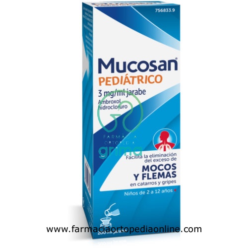 MUCOSAN PEDIATRICO 3 mg/ml JARABE , 1 frasco de 200 ml